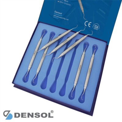 Periodontal Hand Instruments, Set of 7 Gracey Curettes 1-14 DENSOL 