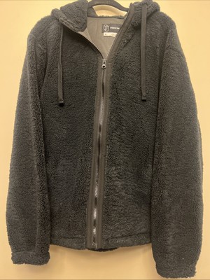 Original use men s Sherpa jacket, medium, black NWOT