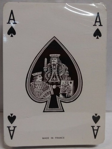 Vintage Estate Playing Cards Deck Complete Silhouette Cowboy Colored Red Black - Picture 2 of 2