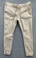 Nova Men Tyson Jogger Pants Mens Size XL Khaki Beige FNYB0032