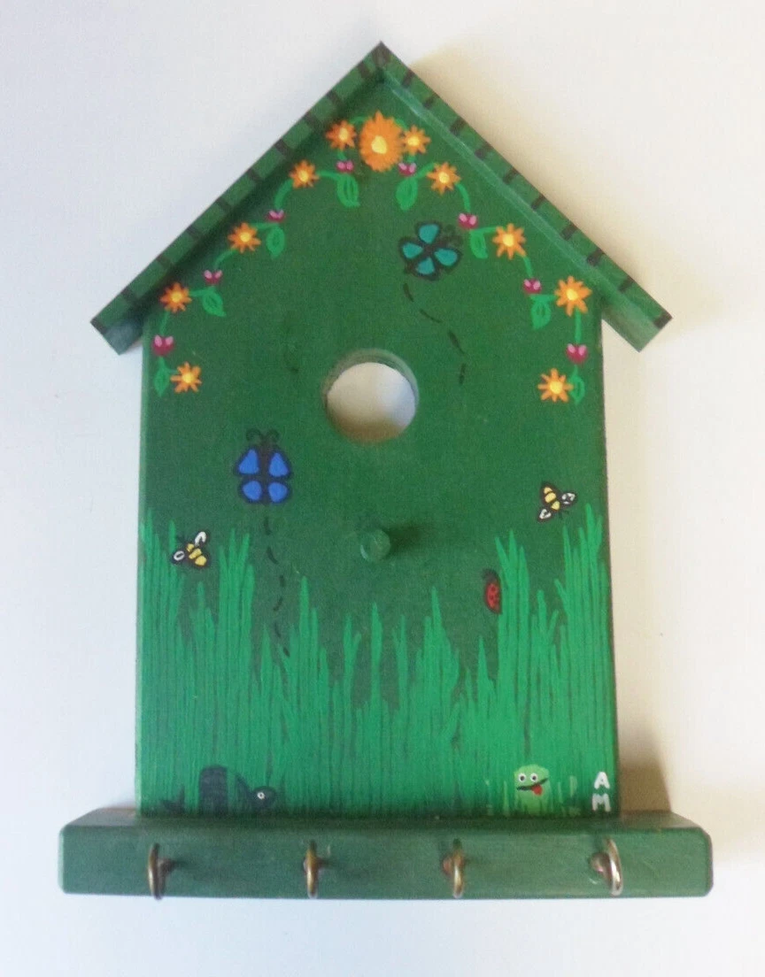 Birdhouse on sale key holder