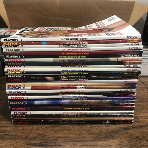 Playboy Magazine Lot of 28 All Centerfolds 2000 2001 2002 2003 2004