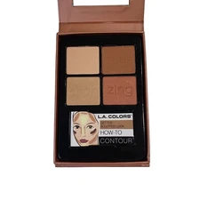 L.A. Colors Get Sculpted! Contour Kit - 4 Shades for Perfect Contouring
