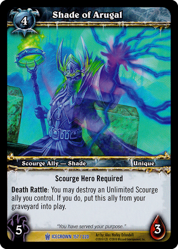 World of Warcraft WoW TCG Icecrown Set Rares/Epics CHOOSE YOUR CARDS! - Picture 48 of 71