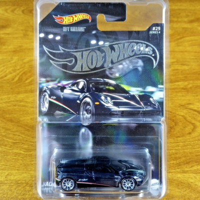 ミニカー Hot Wheels NFT Pagani Huayra Roadster Hot Wheels RLC NFTH Garage Series 4 Exotics Pagani Huayra Black 1