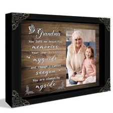 4x6 Picture Frame Memorial Gift for Loss of Grandma Beautiful Memories Plaque