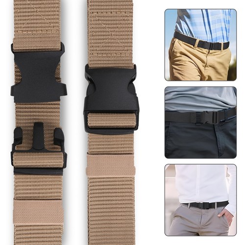 Quick Release Buckle Military Trouser BELT Army Tactical Canvas Webbing Belts - Picture 43 of 96