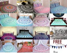 Indien Mandala Quilt Duvet Cover Bedding Set Bedspread Single Double King Size