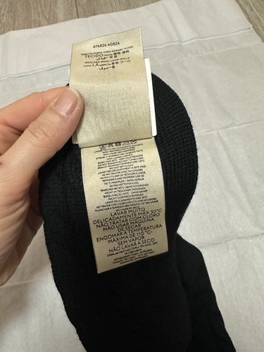 NWT GUCCI CABLE KNIT SOCKS 100% WOOL, BLACK, YELLOW, SIZE LARGE, 100% AUTHENTIC - Bild 7 von 11