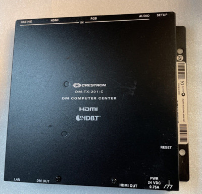 Crestron DM-TX-201-C HDMI DM Computer Center Controller NO POWER SUPPLY