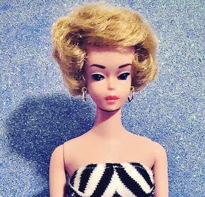 vintage bubble cut barbie