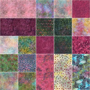 Jelly-Roll-Batik-Orchid-Fabric-Timeless-Treasures-Tonga-20-Strips-2-5-034-X44-034