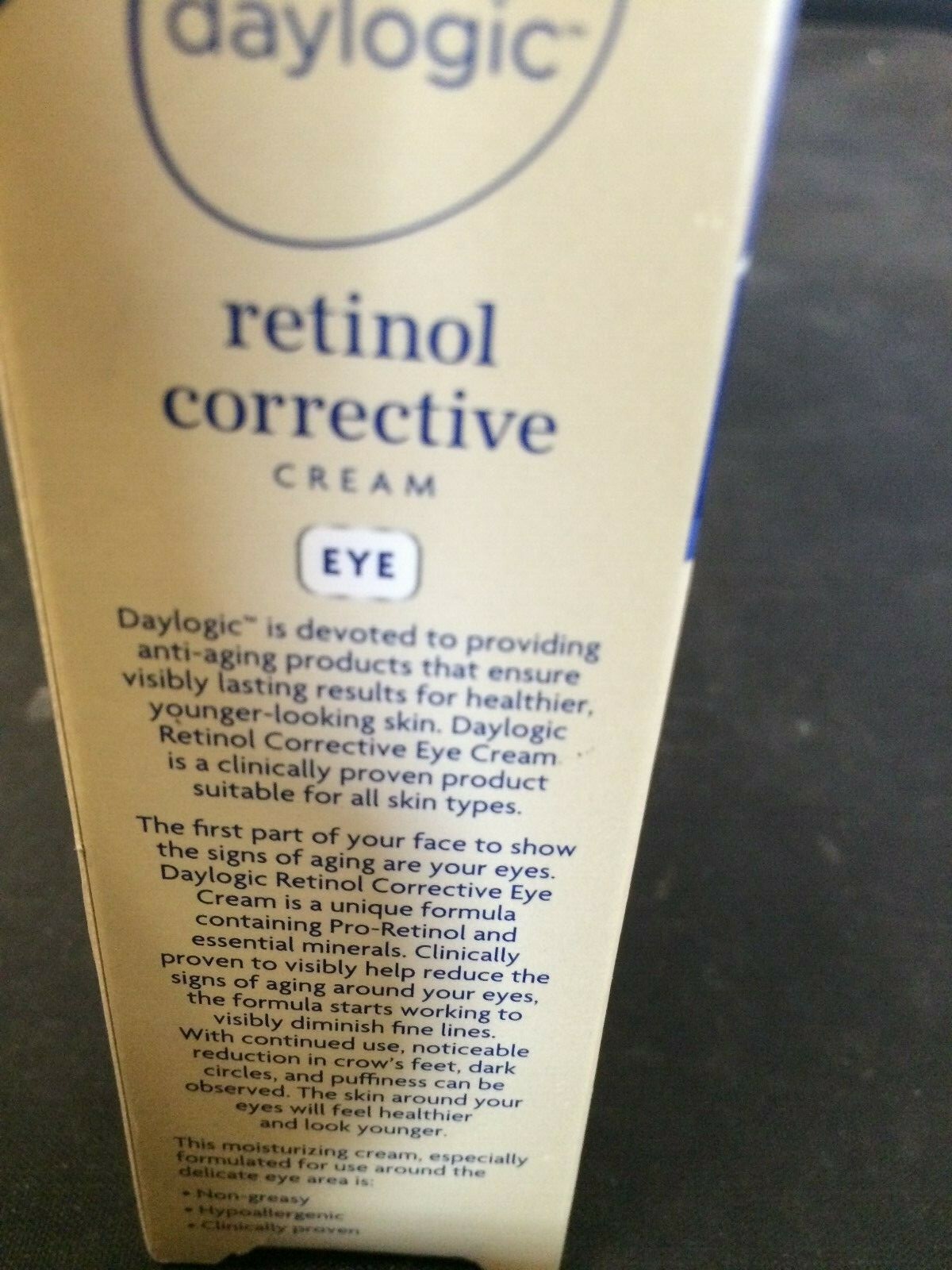 daylogic retinol corrective eye cream