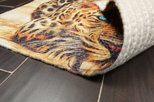 Alfombra de baño trenzada a mano de 21" x 34" felpudo niño novedad alfombra para niños alfombra de juego - Imagen 14 de 28