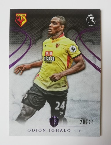 2016 2017 Topps Premier Gold ODION IGHALO Watford Purple Base SP Card /25 - Picture 1 of 9