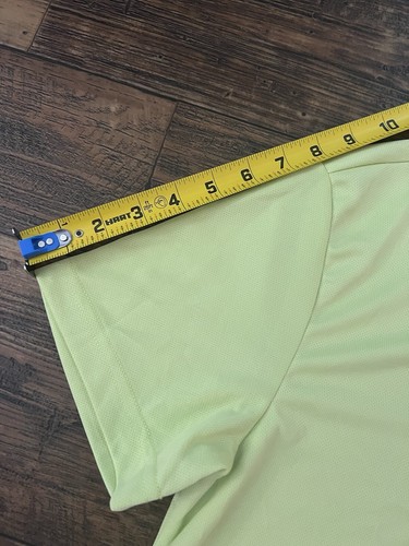 Athletic Works Dri-Works Womens Short Sleeve Yellow Shirt Small (34-36) - Picture 8 of 9
