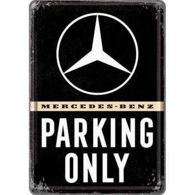 Nostalgic-Art - Garagen Blechschild Metallschild - Mercedes-Benz Parking Only