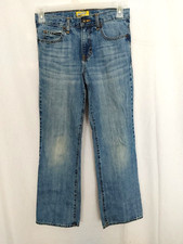 Old Navy Light Tint Bootcut Boys Jeans Adjustable Waist Blue Size 16 16628