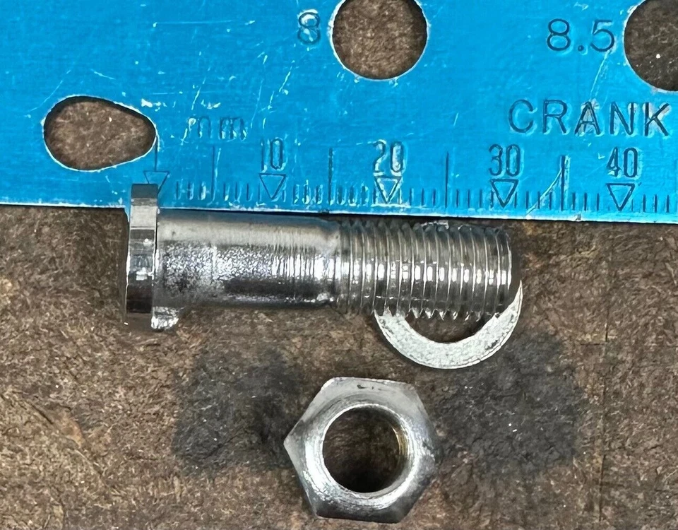 GENUINO - NOS - Cinelli 1A vástago aglutinante perno y tuerca - raro vintage - años 60 / 70 Foto 2 de 4