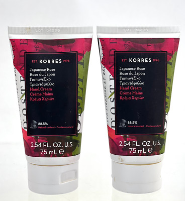 KORRES Japanese Rose Hand Cream 2.54 FL OZ/ 75 ML