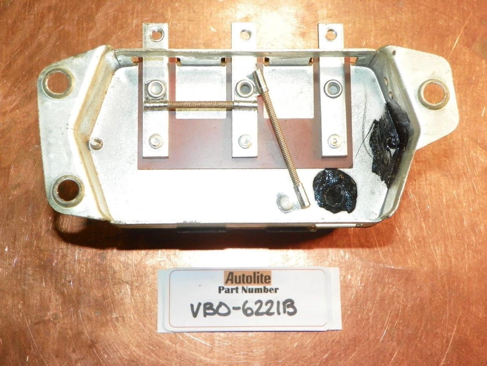 Nuevo de Lote Antiguo Autolite 12V 30-40 Amp Regulador de Voltaje Se Adapta 1962-1964 Studebaker VBO-6221B Foto 4 de 4