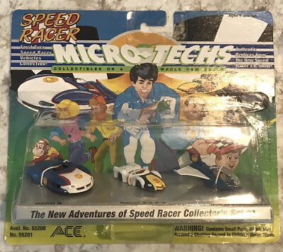 ACE Speed Racer Micro-Techs,  New Adventures Set #1  1994, Vintage NEW & Sealed