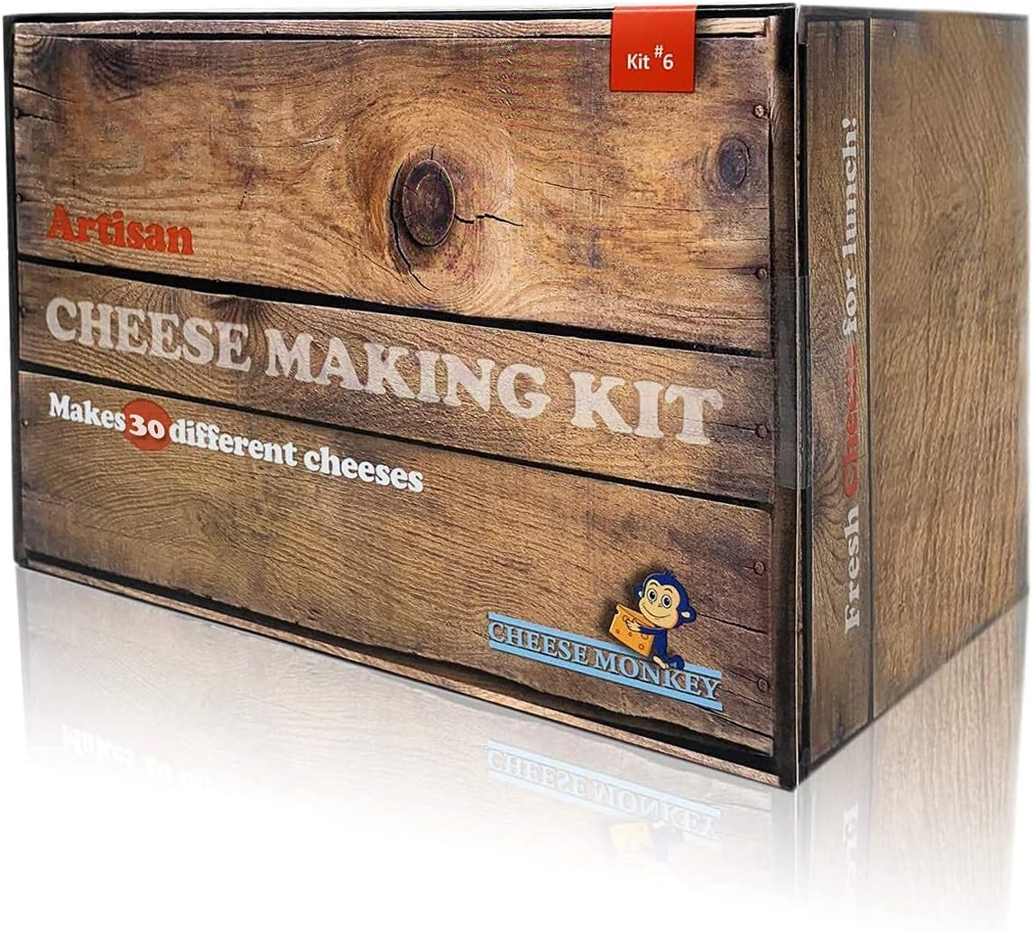Cheese  Making  Kit -  Make  30  Different  Artisan  Cheeses  Basket