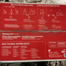 Honeywell CANADA Powered Flow-Through Whole House Humidifier 120 V