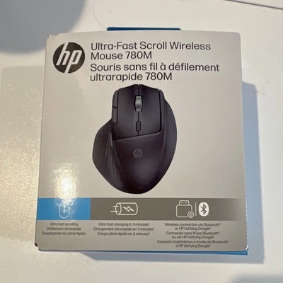 HP 780M Ultra-Fast Scroll Wireless Bluetooth Mouse, Silent Clicks, 6 Buttons, B 