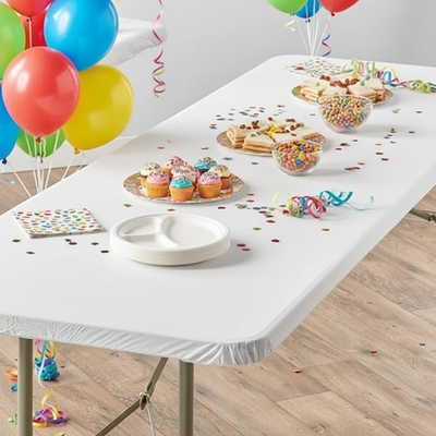 #ad Creative Converting Stay Put White Plastic Tablecloth 30quot; x 96quot; 12 Case $47.90