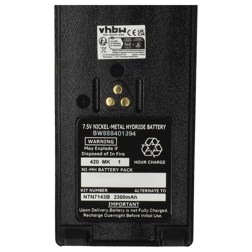 Bateria do Motorola GP900 HAT100 GP1200 GP2013 GP2010 HT6000 HT1000 2300mAh 7,5V - Zdjęcie 5 z 9