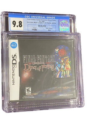 CGC 9.9 A++ Grade / Final Fantasy Crystal Chronicles (Nintendo DS) / NEW Sealed
