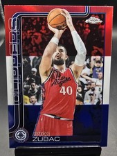2025-26 Topps Chrome #63 Ivica Zubac Red White and Blue Refractor