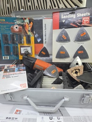 Fein MSxe 636 II XL Multimaster Oscillating Tool Kit w/Accessories & Case 