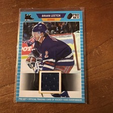 2021-22 Pro Set Jersey BLUE PSM-12 Brian Leetch New York Rangers