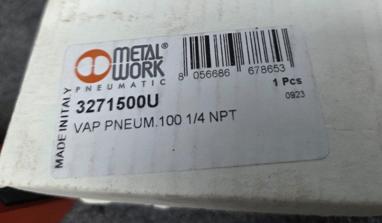 Valve 3271500U VAP 100, 1/4", Progressive Start, Pneumatic
