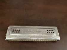 Vintage M. Hohner Echo Harp Harmonica, Key of C/G, Double-Sided, Made in Germany