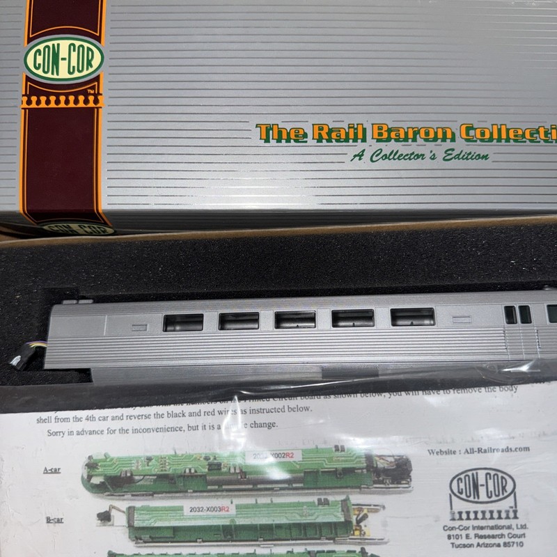 The Rail Baron CollectionCon-Cor Pioneer Zephyr 4th Add-On Car HO scale New Htf