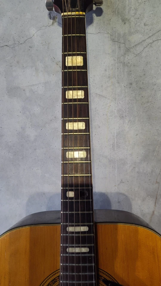 Guitarra elétrica acústica National Dreadnaught dos anos 1960 (gravada por David E Davis) - Imagem 4 de 4