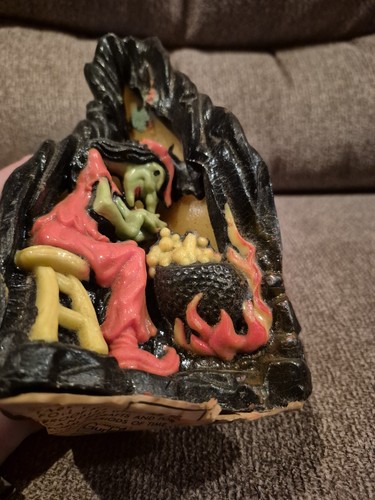 Vintage GURLEY Kerzen Witch’s Brew Caulderon Halloween Deko siehe Beschreibung - Bild 7 von 9