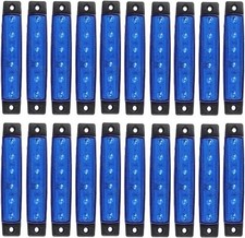 LED Side Marker Lights, Pack of 20 6 LED 2835 SMD Clearanc Color: 20 pcs blue