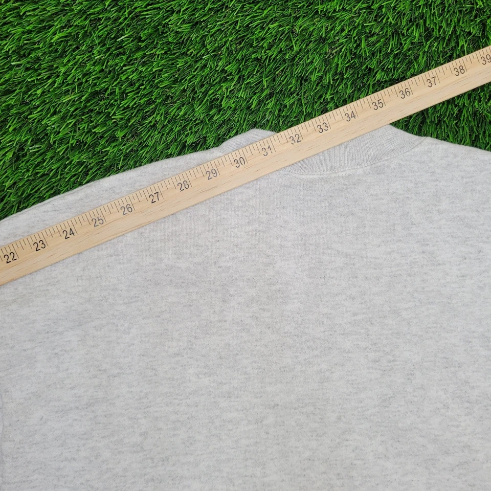 Sudadera LEE en blanco vintage años 90 grande 22x25 gris Foto 3 de 4