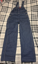 Dickies Mens Indigo Blue Bib Denim Carpenter Overalls 34x34 Workwear 2013 Mexico