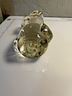 Vintage Art Glass Owl Figurine Paperweight Hand Blown Clear — photo 10