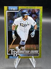 Jonathan Aranda - 2026 Topps Series One #326 - Yellow Parallel 020/399 - Rays
