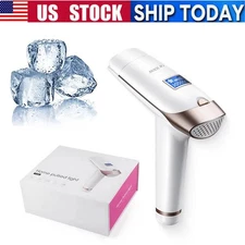 Portable IPL Hair Removal Device Laser 5 Energy Levels Ice Cooling 2 Flash Modes
