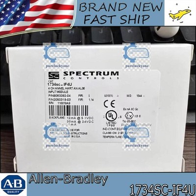 Brand New AB 1734SC-IF4U SER A Spectral Control 4 CH Universal Analysis Input US