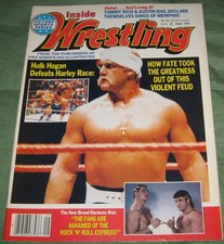VINTAGE 1987 Inside Wrestling  Magazine September 1987 Hulk Hogan  NEAR MINT