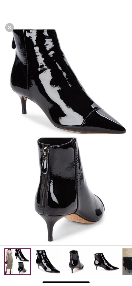 ALEXANDRE BIRMAN Charol Gatito Botines Botas Talla 39 Foto 2 de 4