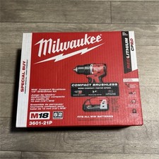 Milwaukee M18 Compact Brushless 1/2" Drill/Driver Kit, 18V Li-Ion 3601-21P